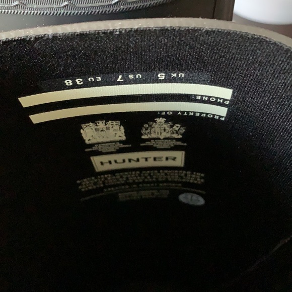 Hunter Black Women's Winter & Rain Boots - Picture 2 of 2